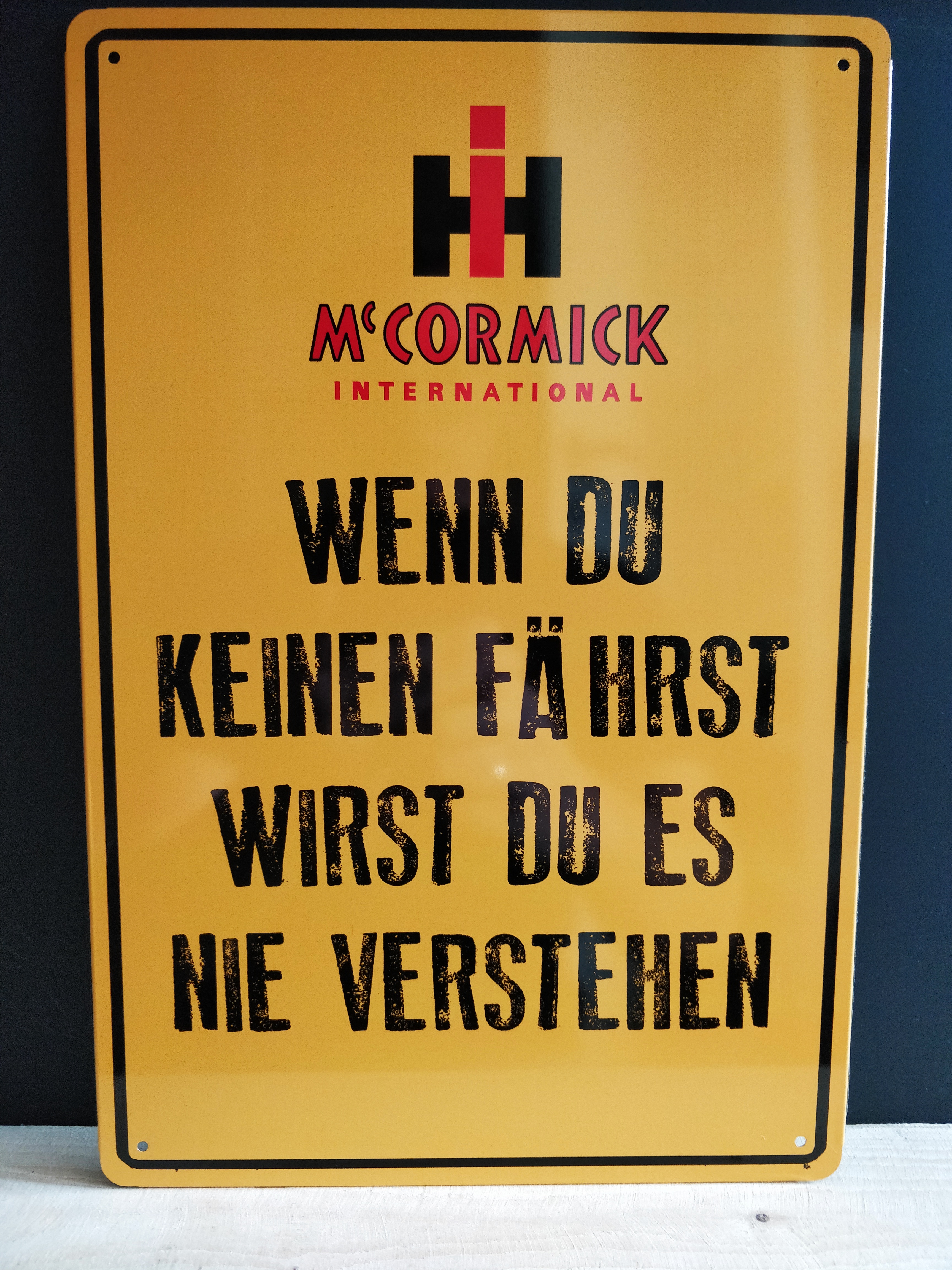 Blechschilder