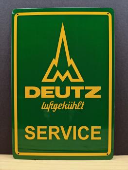 Deutz Luftgekühlt Service Blechschild