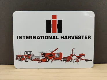 IHC Blechschild Fahrzeug Ausstellung DIN A6