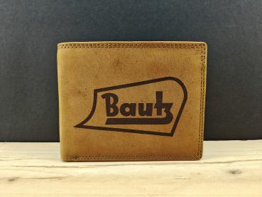 Bautz Traktor Echt Leder Geldbörse