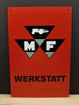 MF Massey Ferguson Werkstattschild