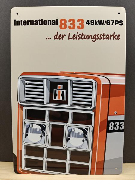 IHC 833 - Der Leistungsstarke Blechschild