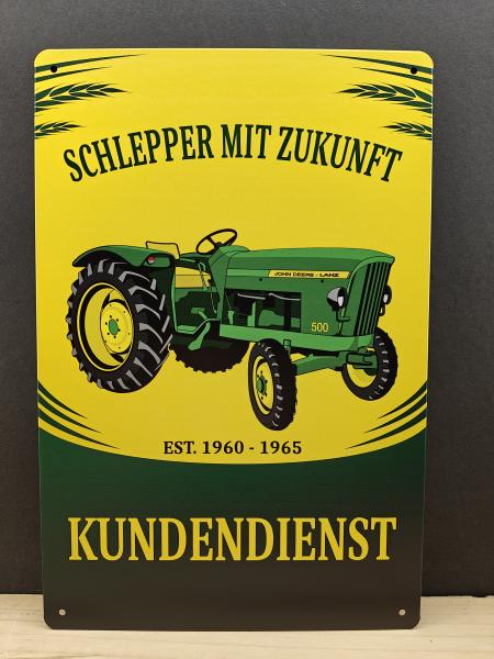 John Deere Lanz 500 Blechschild