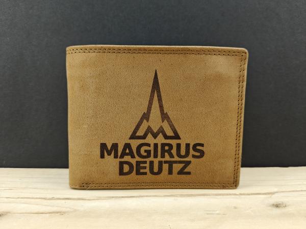 Magirus Deutz Echt Leder Geldbörse