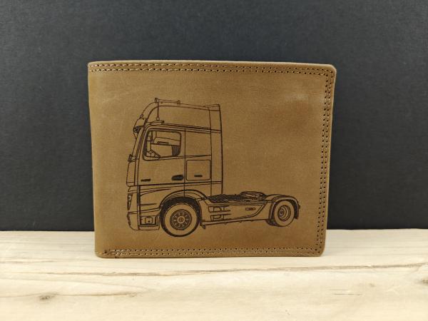 Mercedes Actros MP 6 Echt Leder Geldbörse