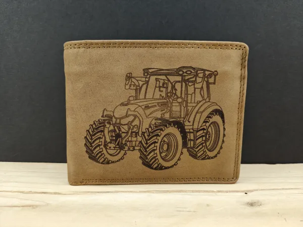 CASE IH MX 130 Echt Leder Geldbörse