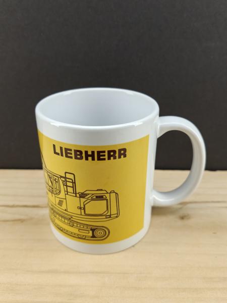 Liebherr R 922 Bagger Keramik Tasse