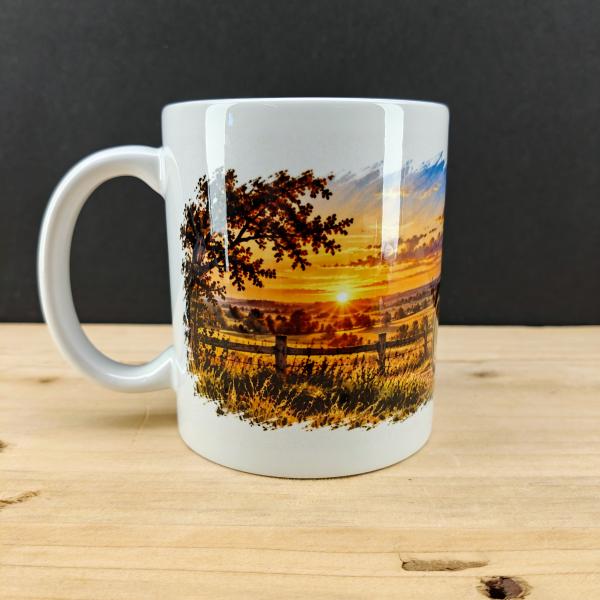 MB Trac Keramik Tasse farbig