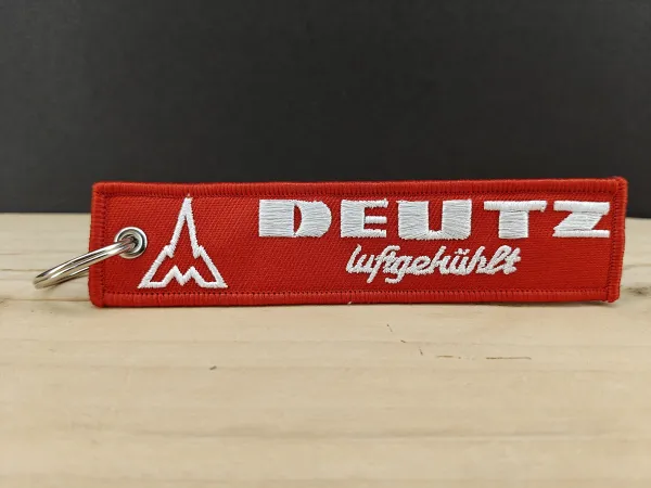 Deutz Luftgekühlt Schlüsselanhänger rot