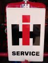 XXL IHC Service Blechschild IH International Harvester mit Prägung