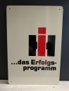 IH - Das Erfolgsprogramm Blechschild