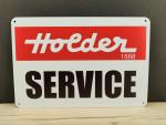 Holder Service Blechschild