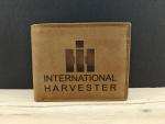 IHC International Harvester Echt Leder Geldbörse