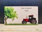 CASE IH 1455 1255 XL Traktor Brettchen mit Wunschnamen