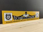 Fendt  Einmannsystem Typenschild farbig aus 1,5 mm Aluminium